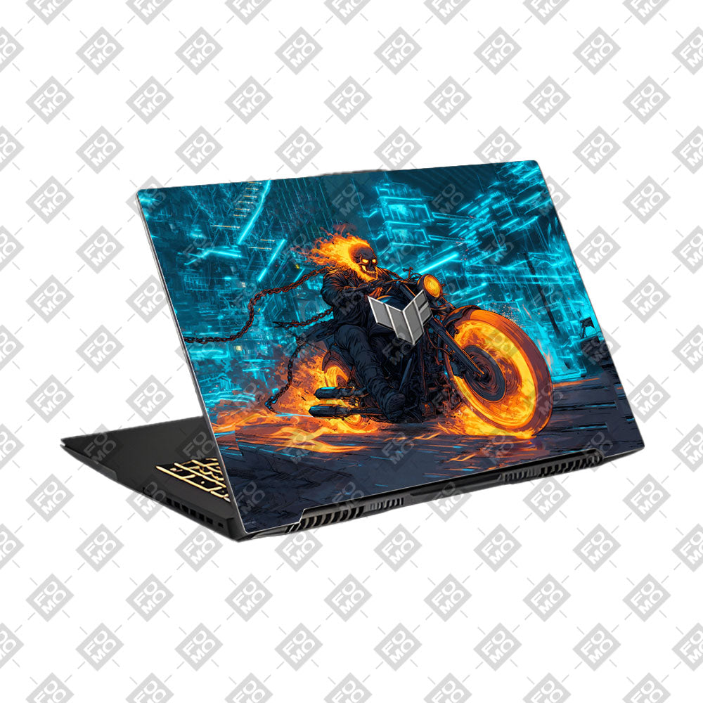 Hellfire Rider Asus TUF Gaming F17 FX707Z Laptop Skin