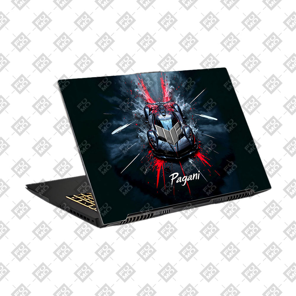 Pagani Midnight Impact Asus TUF Gaming F17 FX707Z Laptop Skin