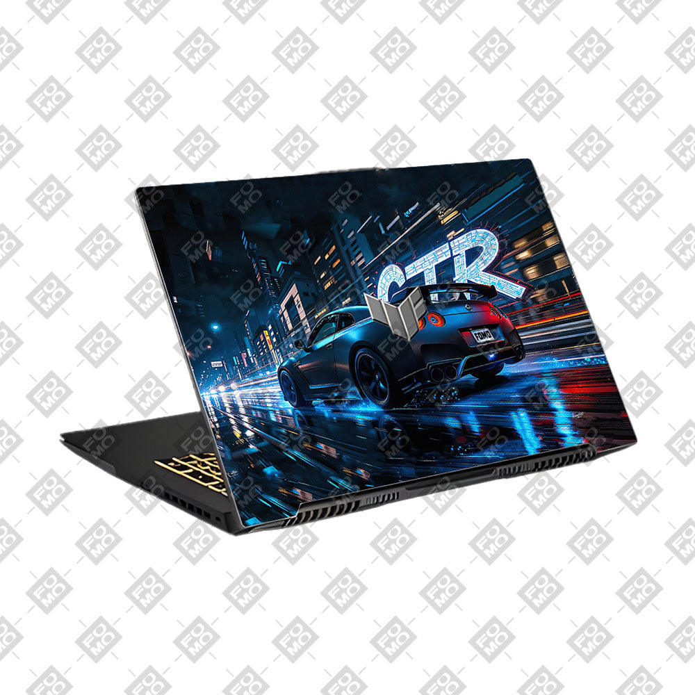 Neon GTR Nights Asus TUF Gaming F17 FX707Z Laptop Skin