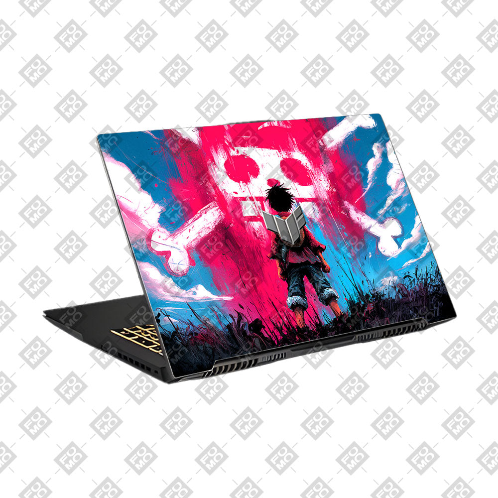 Straw Hat Graffiti One Piece Asus TUF Gaming F17 FX707Z Laptop Skin