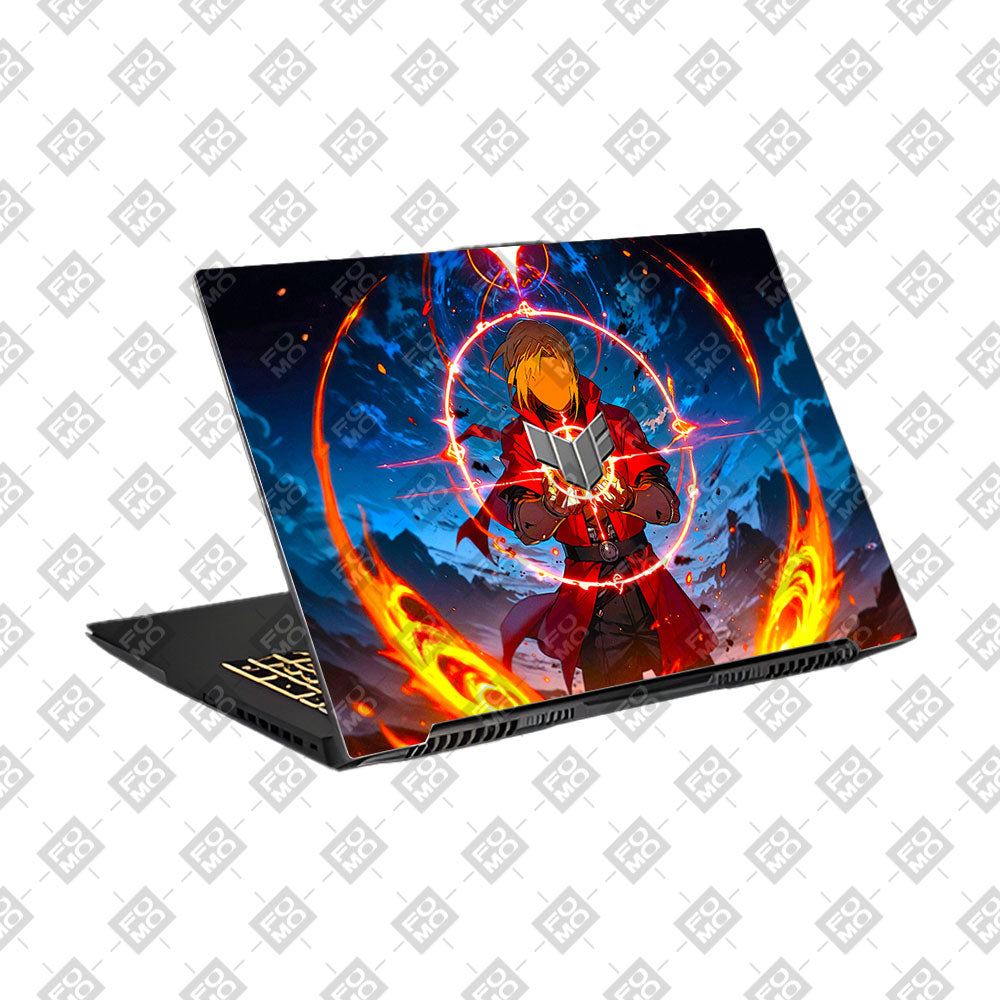 Anime Alchemist Warrior Asus TUF Gaming F17 FX707Z Laptop Skin