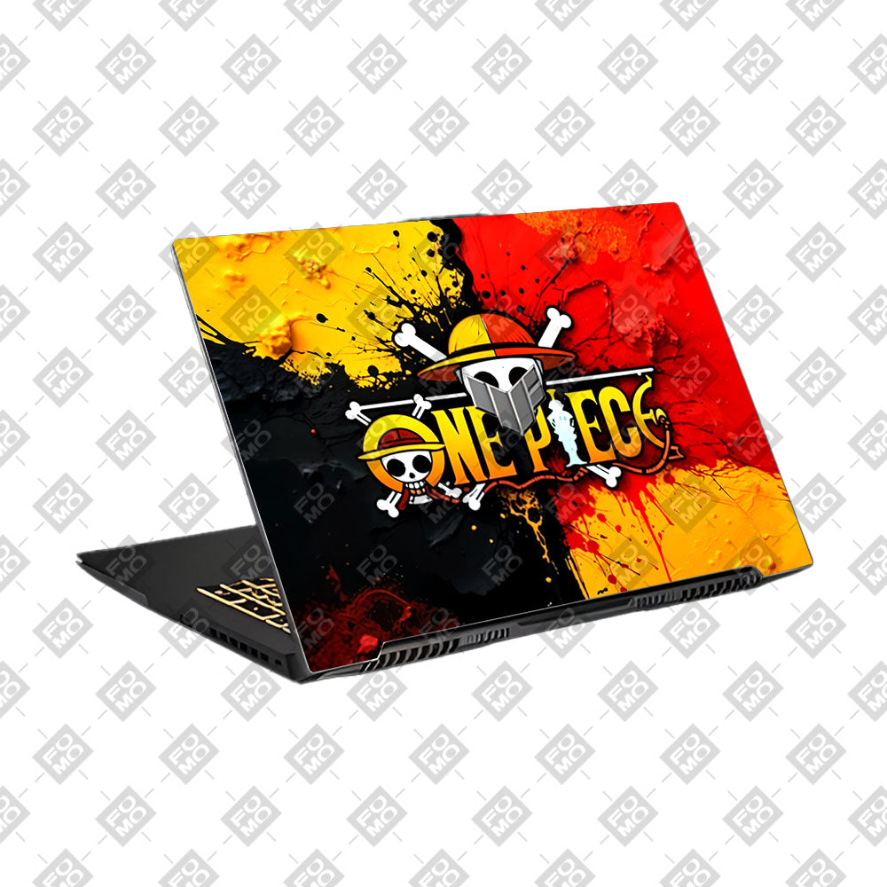 One Piece Paint Splash Asus TUF Gaming F17 FX707Z Laptop Skin
