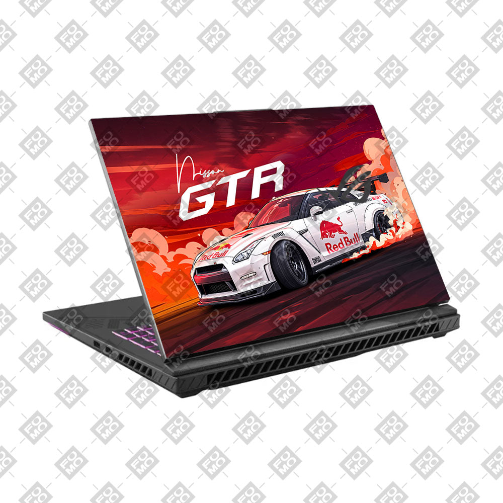 Nissan GTR Red Bull Drift Fury Asus ROG Strix G16 G614J Laptop Skin