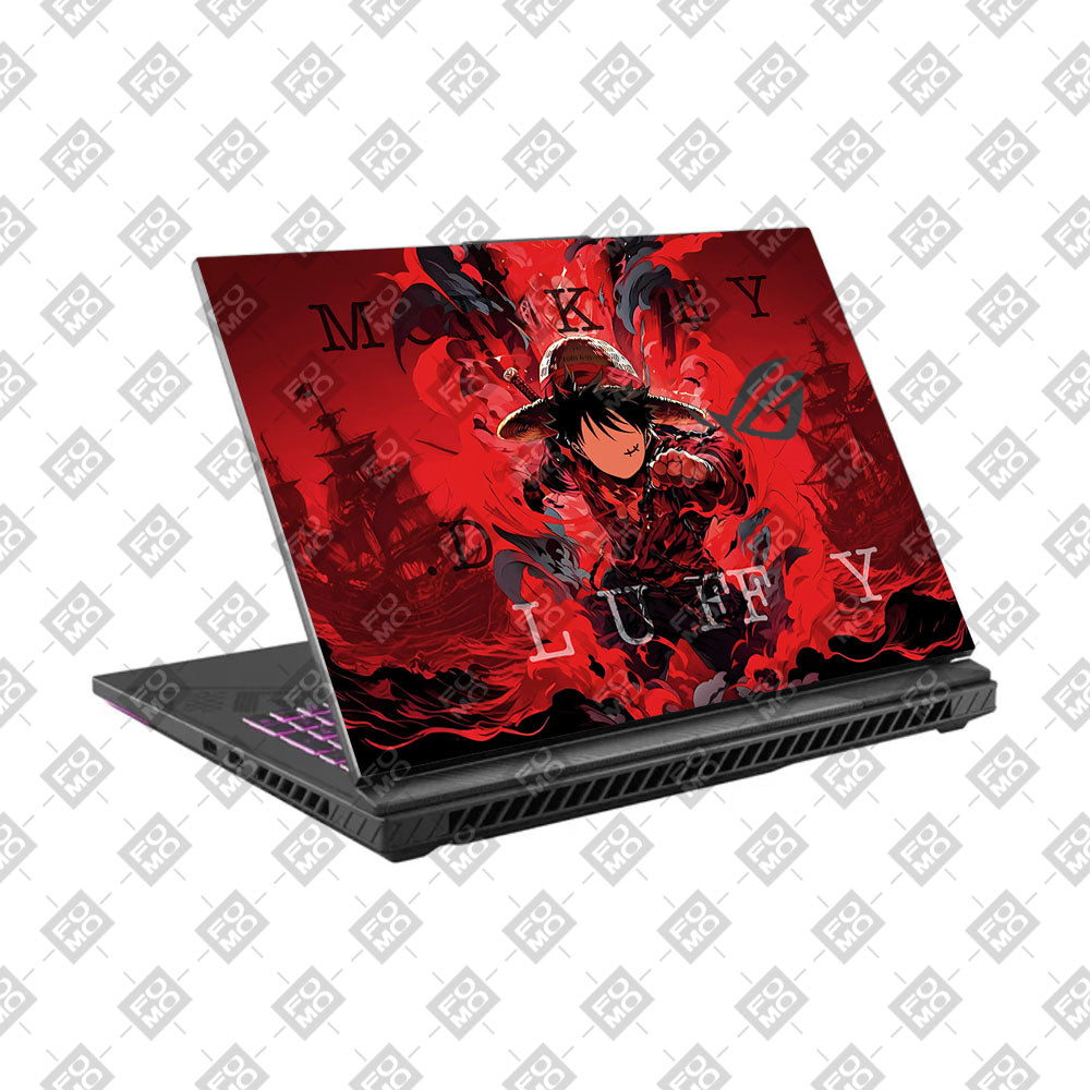 Red King Luffy Asus ROG Strix G16 G614J Laptop Skin