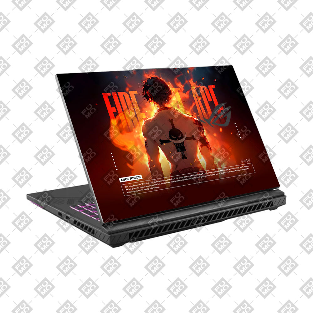 Anime Fire Pirate Asus ROG Strix G16 G614J Laptop Skin