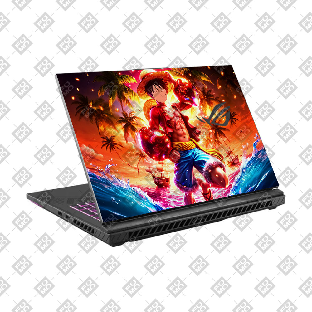 Luffy's Radiant Will Asus ROG Strix G16 G614J Laptop Skin
