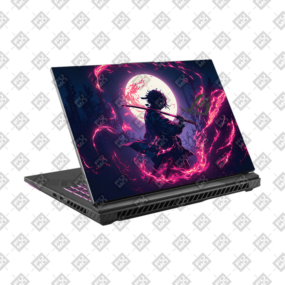 Tanjiro's Flame of Ember Asus ROG Strix G16 G614J Laptop Skin