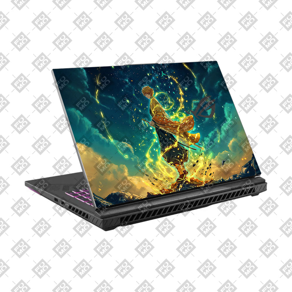 Zenitsu Thunder God Asus ROG Strix G16 G614J Laptop Skin