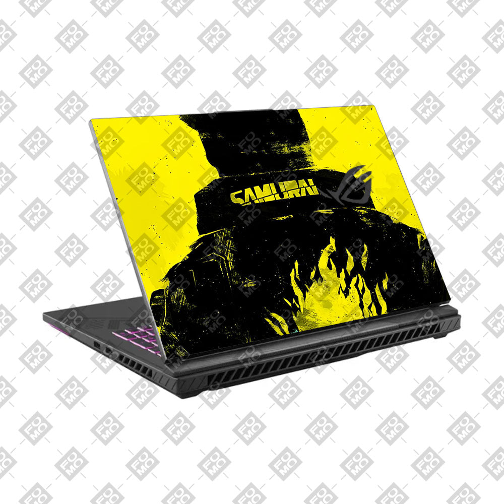 Backlit SAMURAI Jacket Asus ROG Strix G16 G614J Laptop Skin