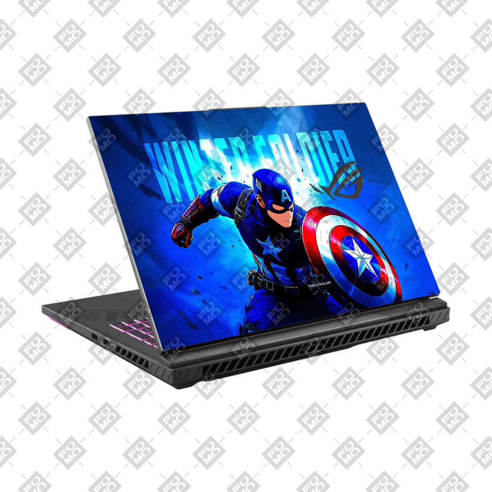 Shield of Justice Captain America Asus ROG Strix G16 G614J Laptop Skin