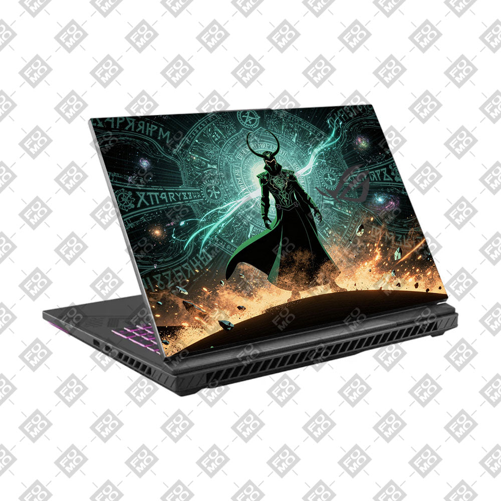 Loki God of Mischief Neon Asus ROG Strix G16 G614J Laptop Skin