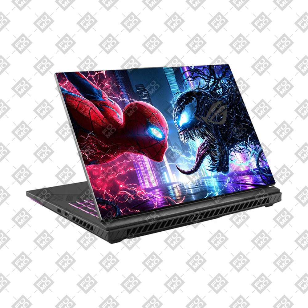 Spiderman vs Venom Showdown Asus ROG Strix G16 G614J Laptop Skin