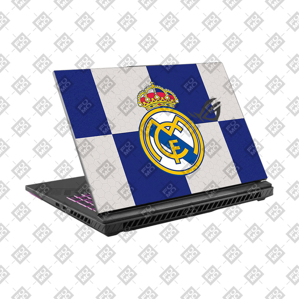Royal Reign Real Madrid Glory Asus ROG Strix G16 G614J Laptop Skin