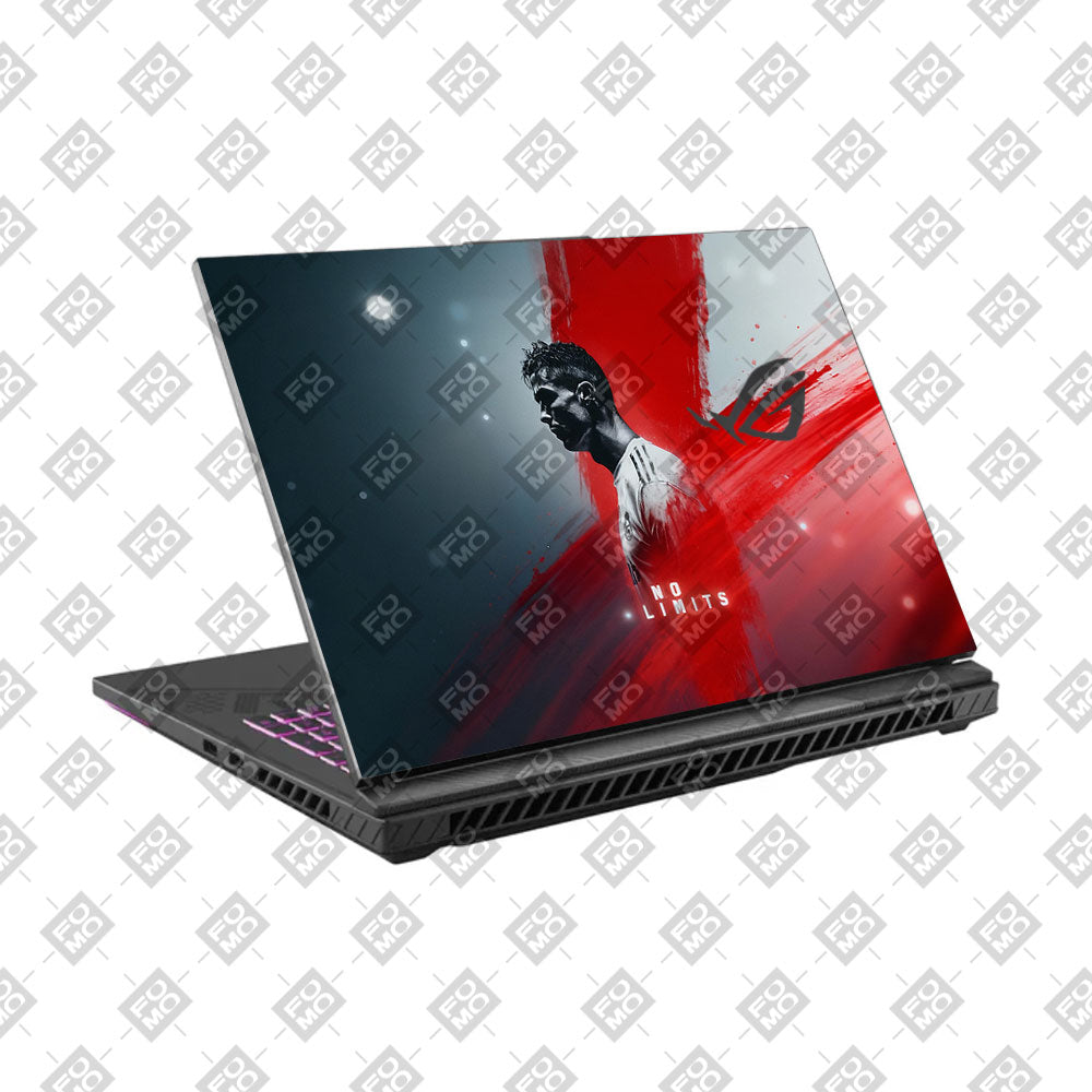 No Limits Ronaldo Spirit Asus ROG Strix G16 G614J Laptop Skin