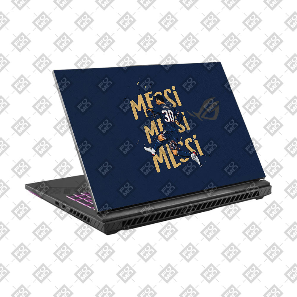 Messi Motion Masterpiece Asus ROG Strix G16 G614J Laptop Skin
