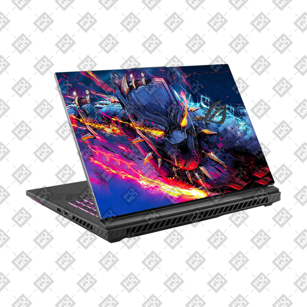 Vibranium Fury Wakandan Charge Asus ROG Strix G16 G614J Laptop Skin