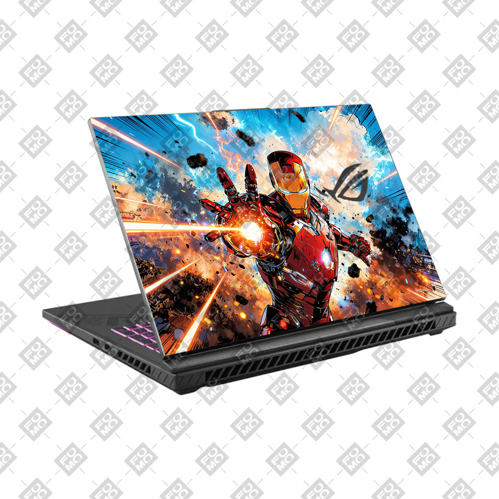Iron Impact The Arc Reactor Asus ROG Strix G16 G614J Laptop Skin