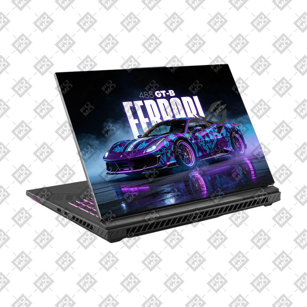 Psycho Drive Ferrari 488 Asus ROG Strix G16 G614J Laptop Skin