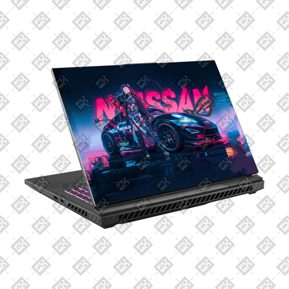 Neon Bloom Nezuko Racer Asus ROG Strix G16 G614J Laptop Skin