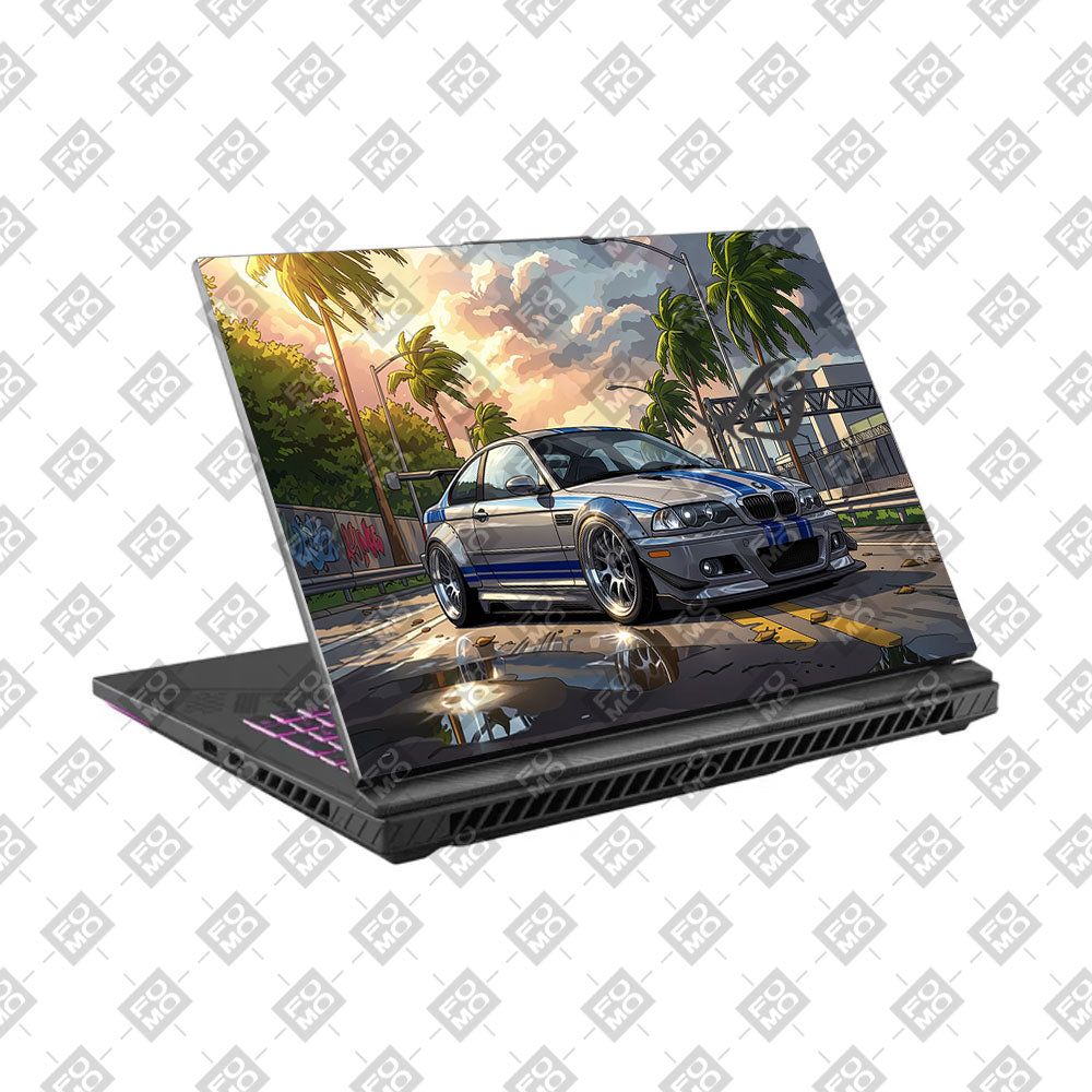 Street Icon BMW E46 Drift Legend Asus ROG Strix G16 G614J Laptop Skin