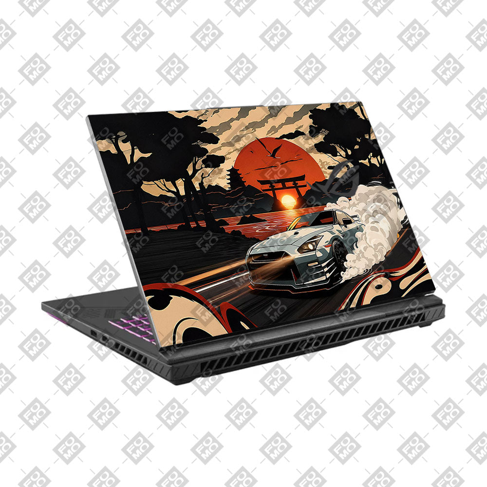 Samurai Rising Sun GTR Asus ROG Strix G16 G614J Laptop Skin