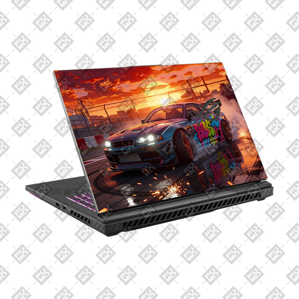 Tokyo Drift Vibes Asus ROG Strix G16 G614J Laptop Skin