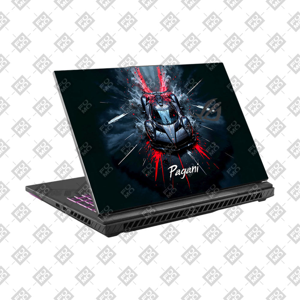 Pagani Midnight Impact Asus ROG Strix G16 G614J Laptop Skin