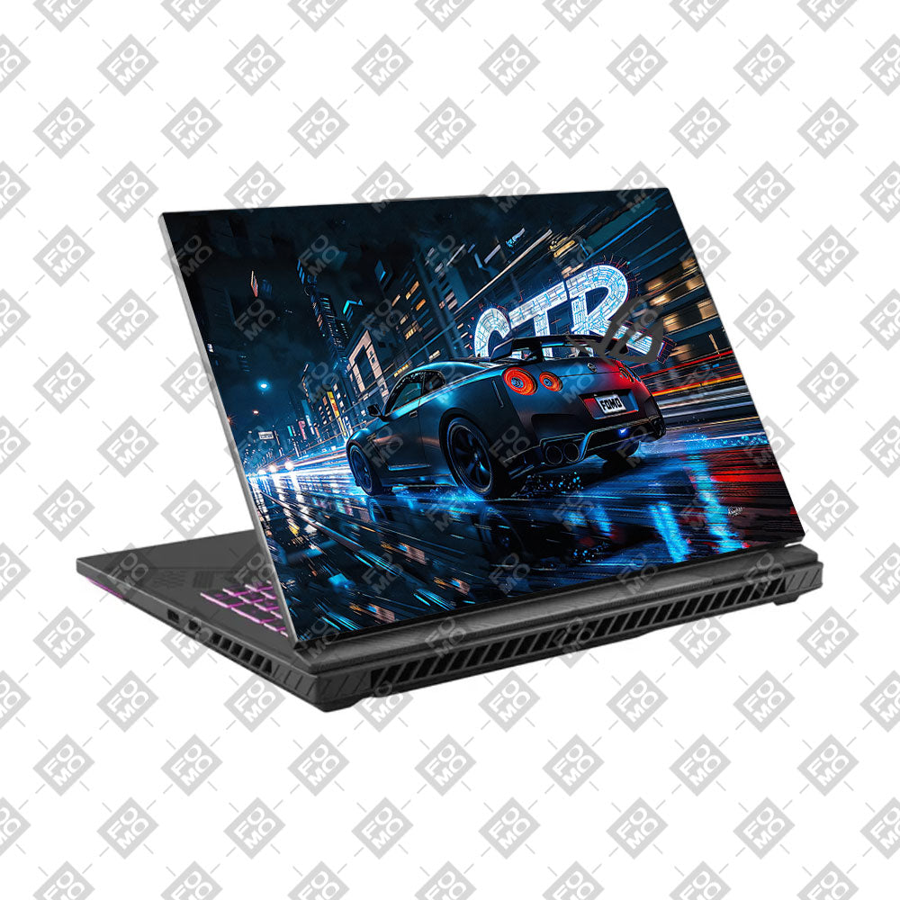 Neon GTR Nights Asus ROG Strix G16 G614J Laptop Skin
