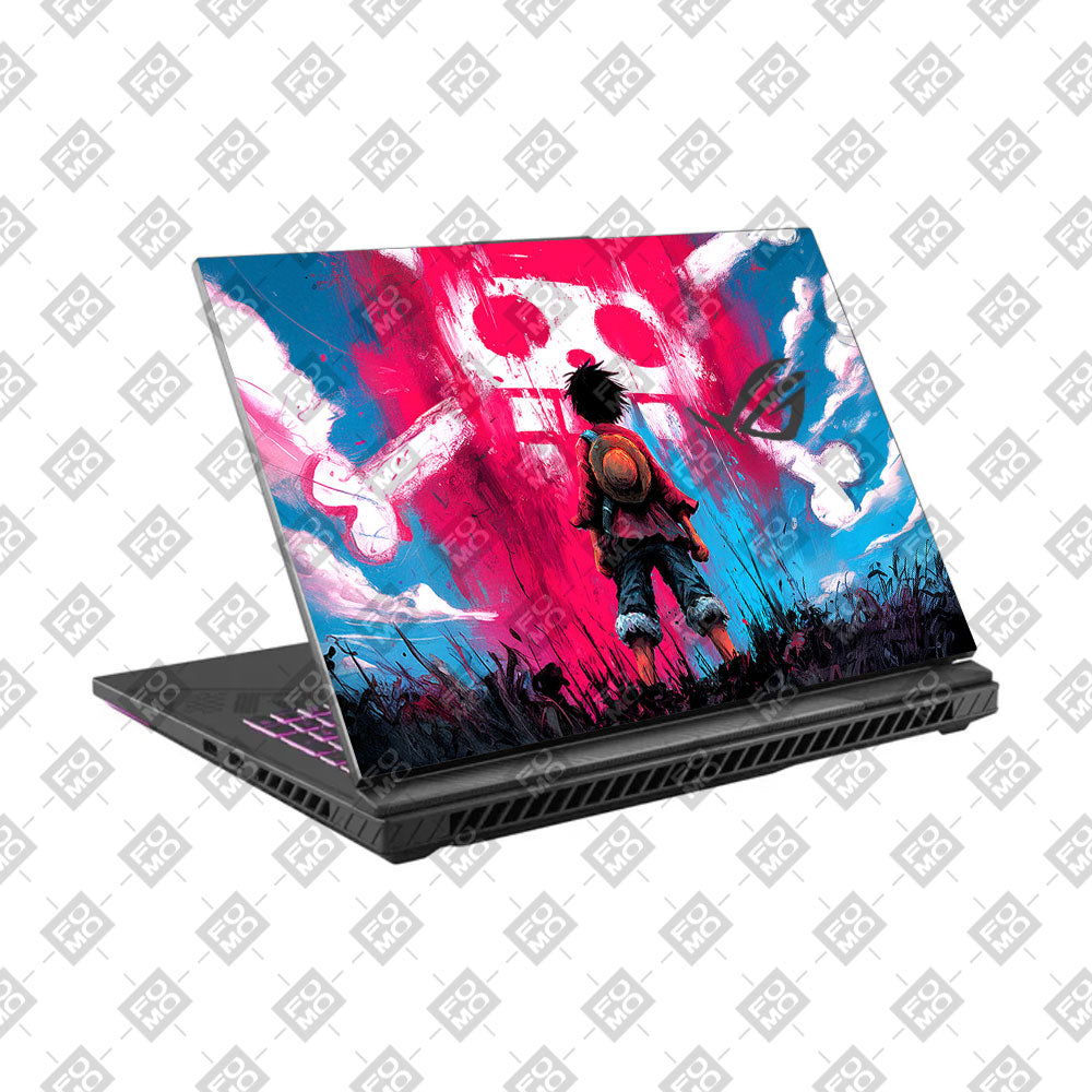 Straw Hat Graffiti One Piece Asus ROG Strix G16 G614J Laptop Skin