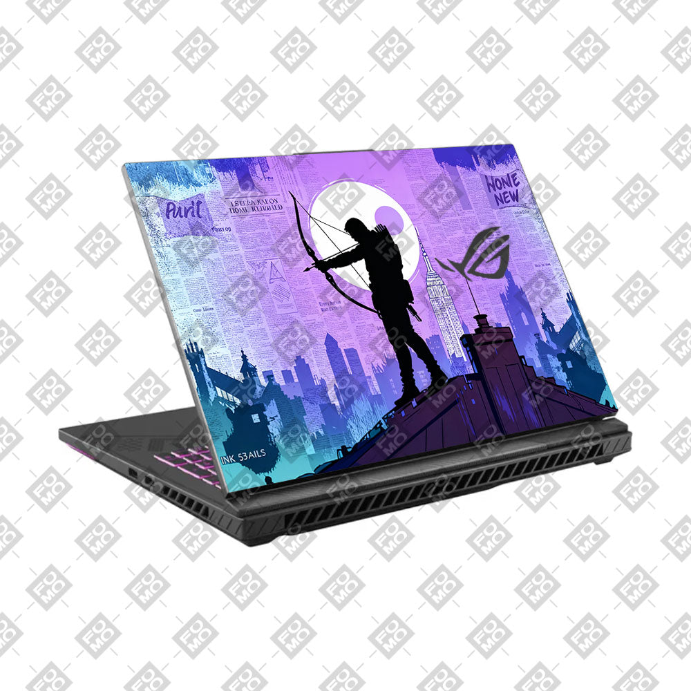 Comic Archer Hero Asus ROG Strix G16 G614 Laptop Skin