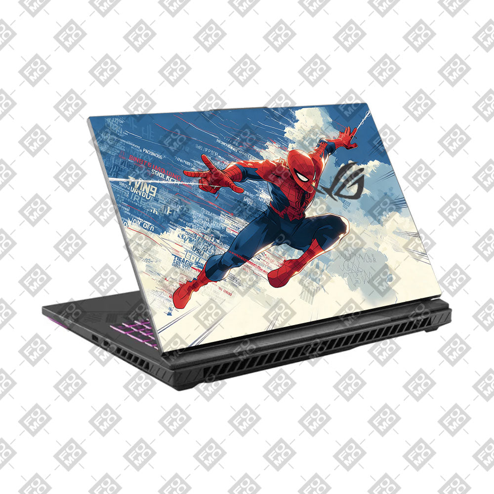 Web Hero Velocity Asus ROG Strix G16 G614 Laptop Skin