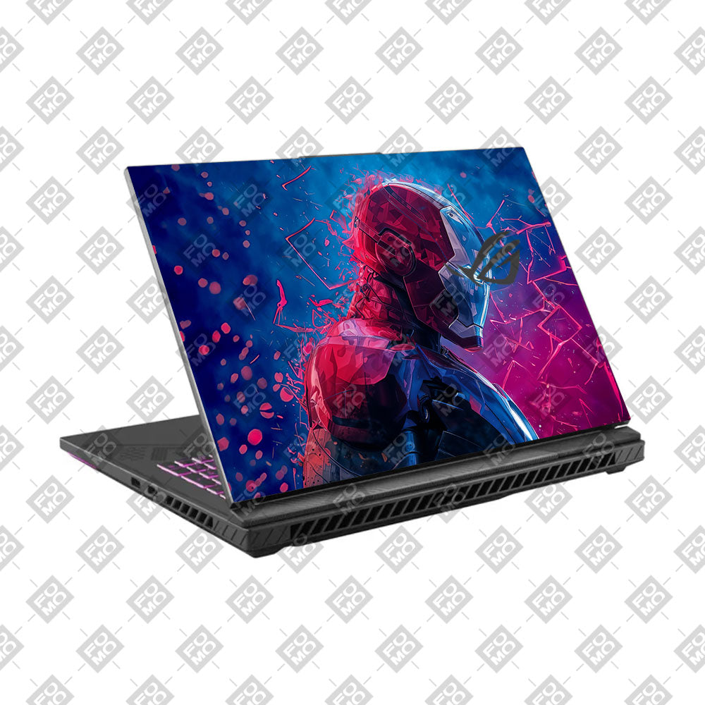 Neon Armored Hero Asus ROG Strix G16 G614 Laptop Skin