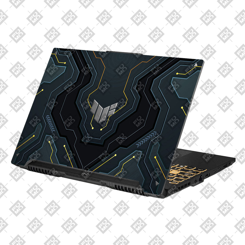 Futuristic Techno Asus Gaming V16 V3607 Laptop Skin