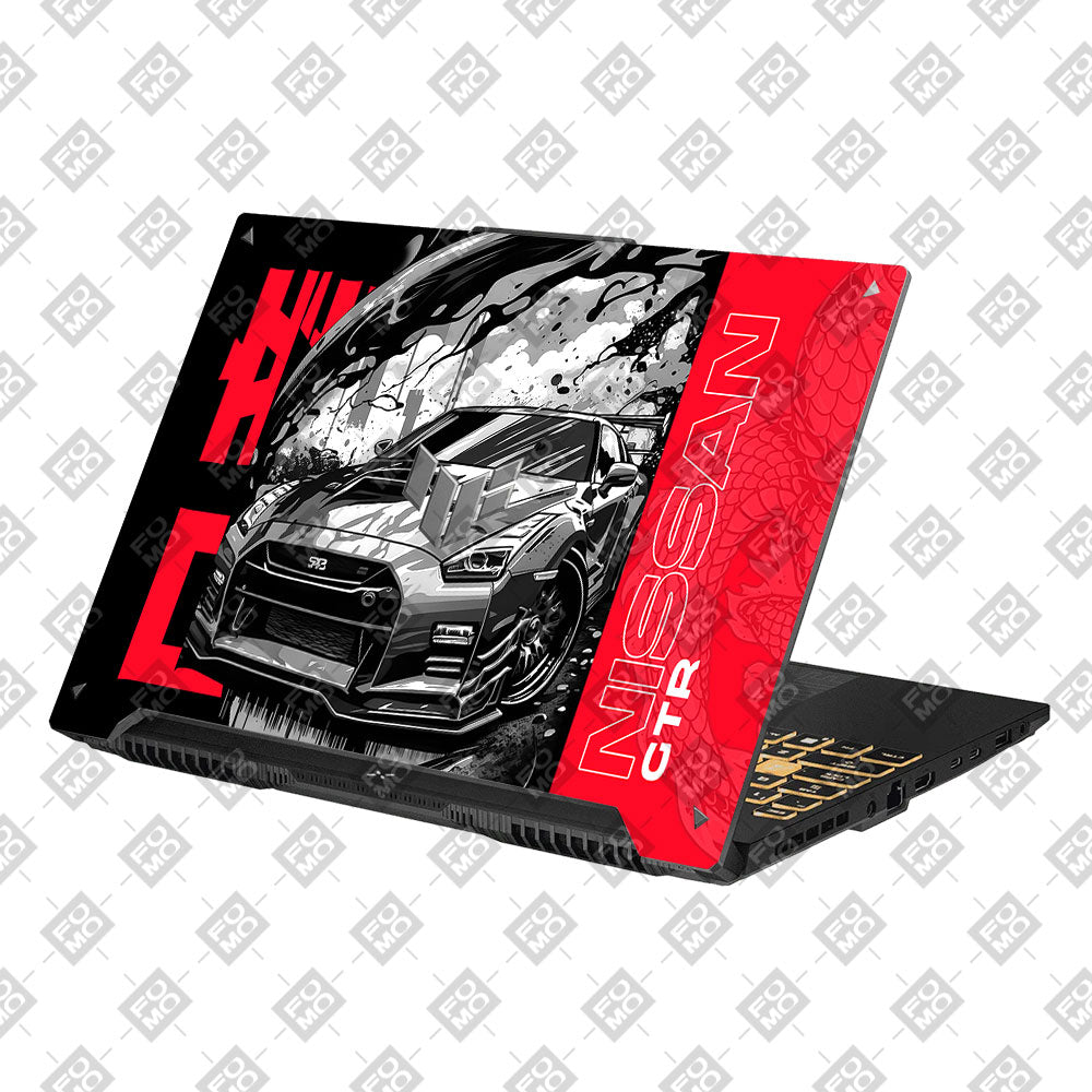 Nissan GTR Thrill Asus TUF Gaming F16 and TUF Gaming A16 Laptop Skin