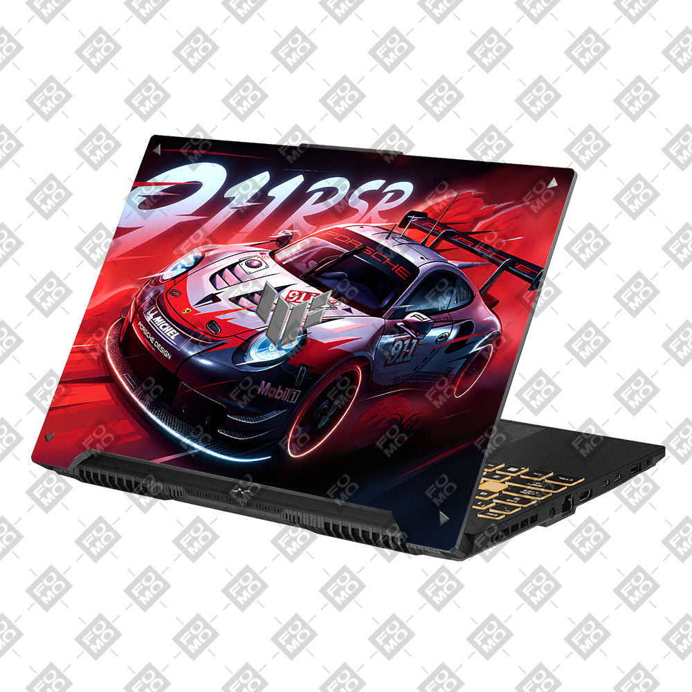 Porsche 911 RSR Asus TUF Gaming F16 and TUF Gaming A16 Laptop Skin