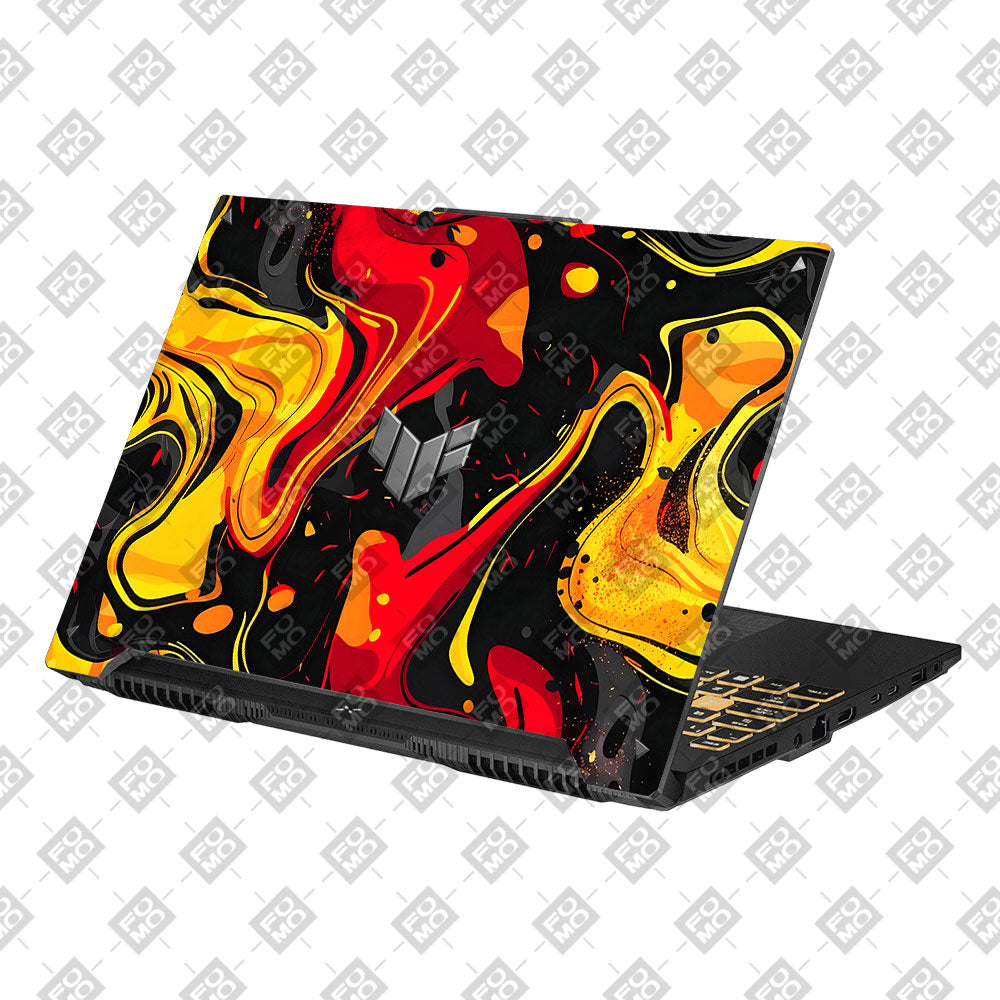 Lava Burst Asus TUF Gaming F16 and TUF Gaming A16 Laptop Skin