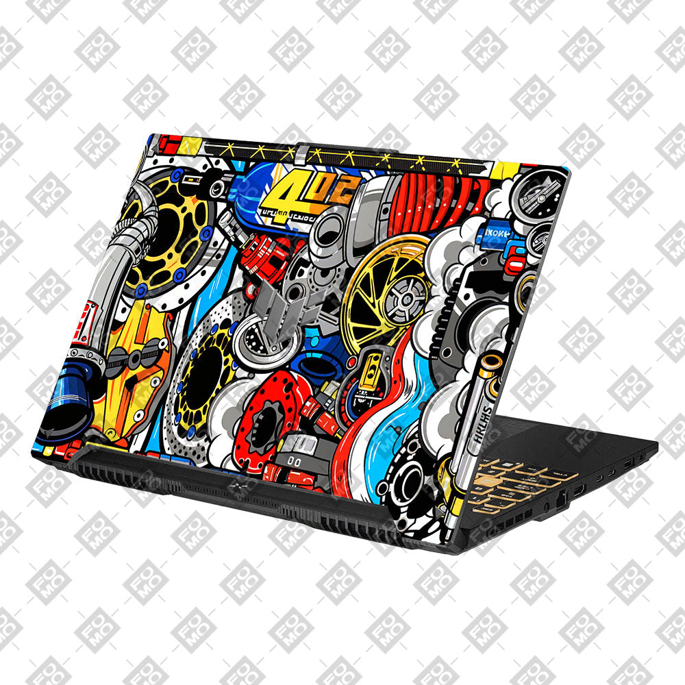 Mechanical Chaos Asus TUF Gaming F16 and TUF Gaming A16 Laptop Skin