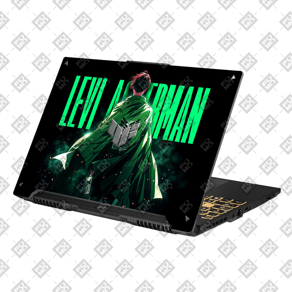 Levi Ackerman Stance Asus TUF Gaming F16 and TUF Gaming A16 Laptop Skin