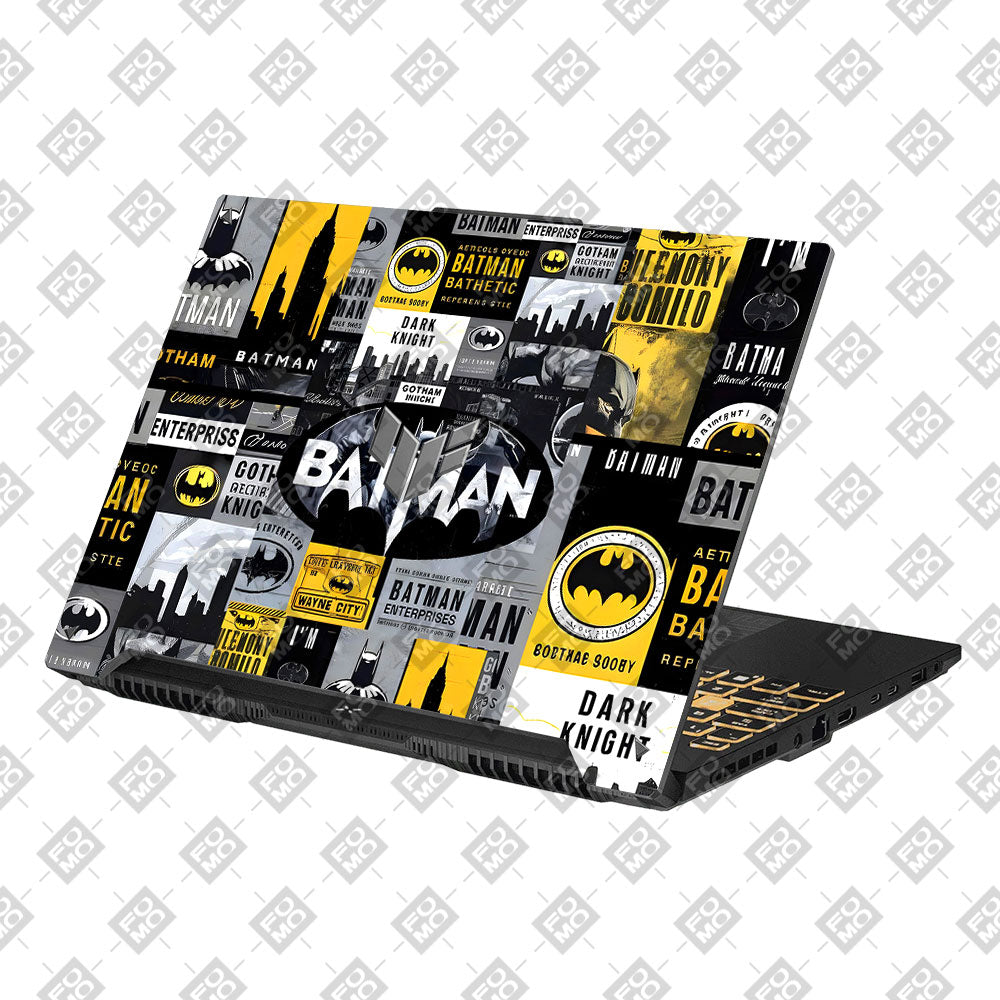 Dark Hero Collage Asus TUF Gaming F16 and TUF Gaming A16 Laptop Skin
