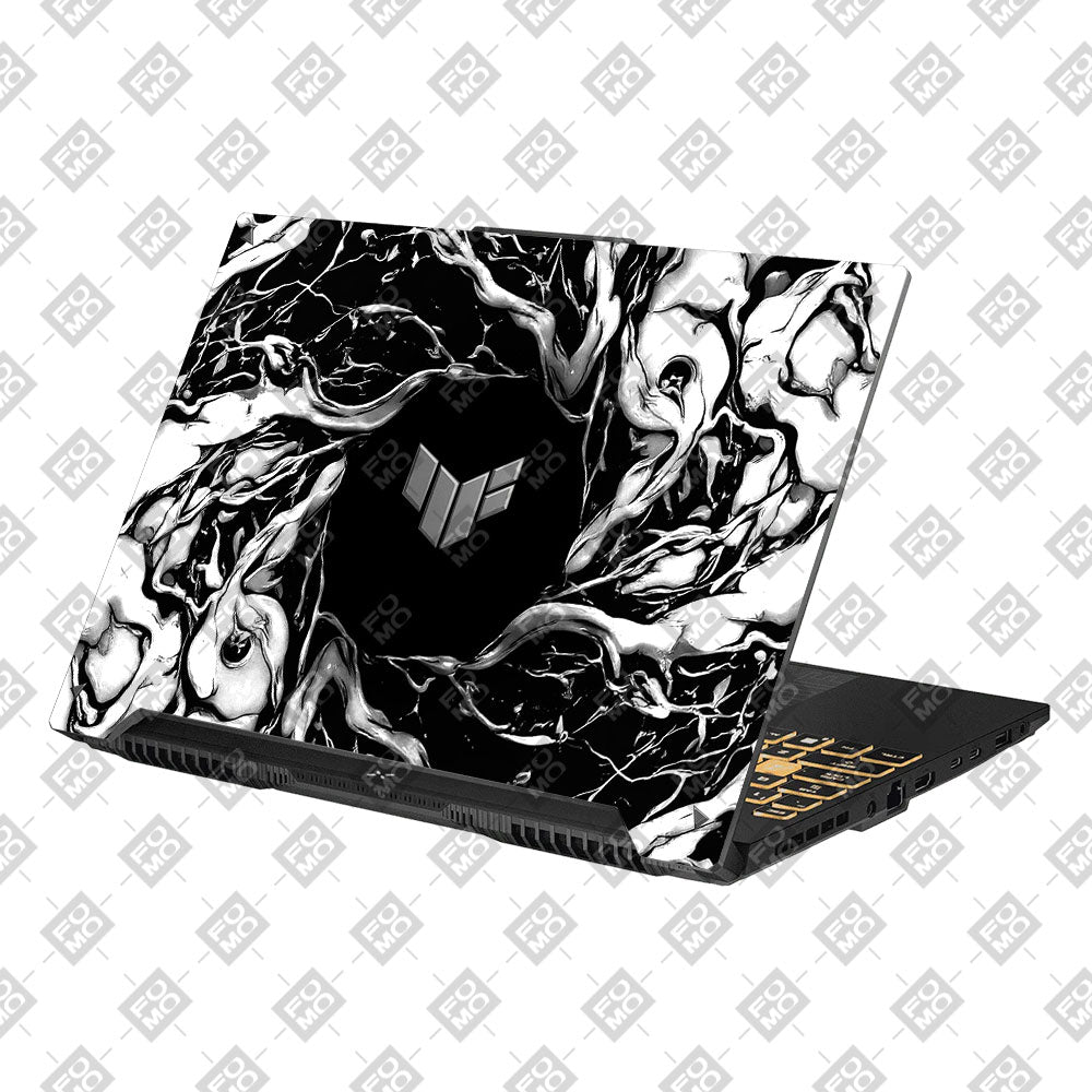 Spiderman Web Black Asus TUF Gaming F16 and TUF Gaming A16 Laptop Skin