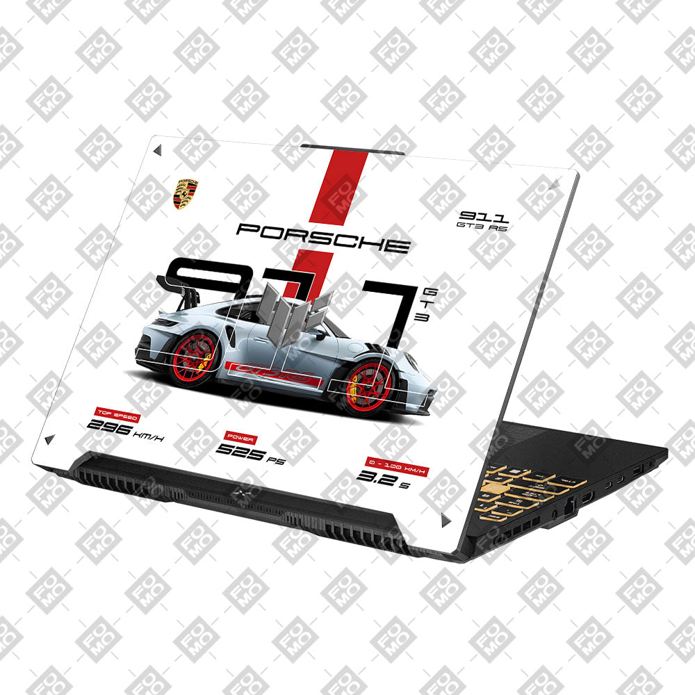 Porsche 911 GT3 RS Asus TUF Gaming F16 and TUF Gaming A16 Laptop Skin