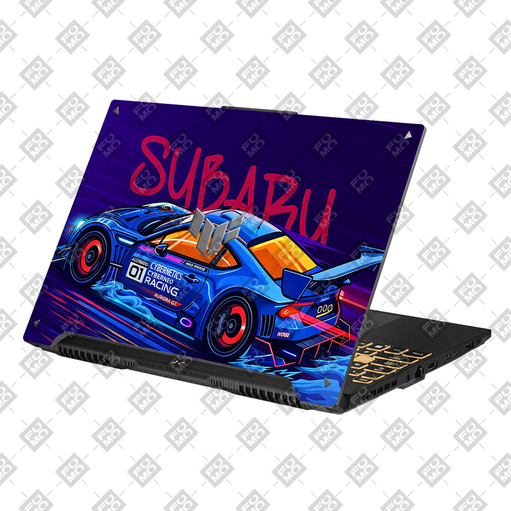 Subaru BRZ Asus TUF Gaming F16 and TUF Gaming A16 Laptop Skin