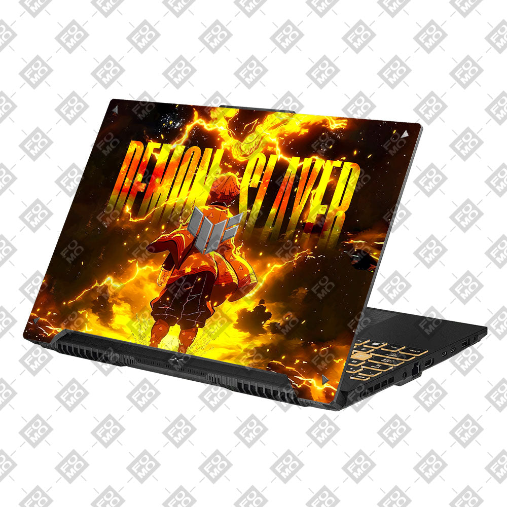 Zenitsu Lightning Strike Asus Gaming V16 V3607 Laptop Skin