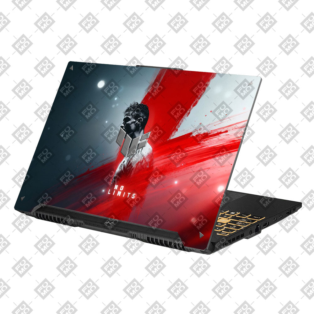No Limits Ronaldo Spirit Asus Gaming V16 V3607 Laptop Skin