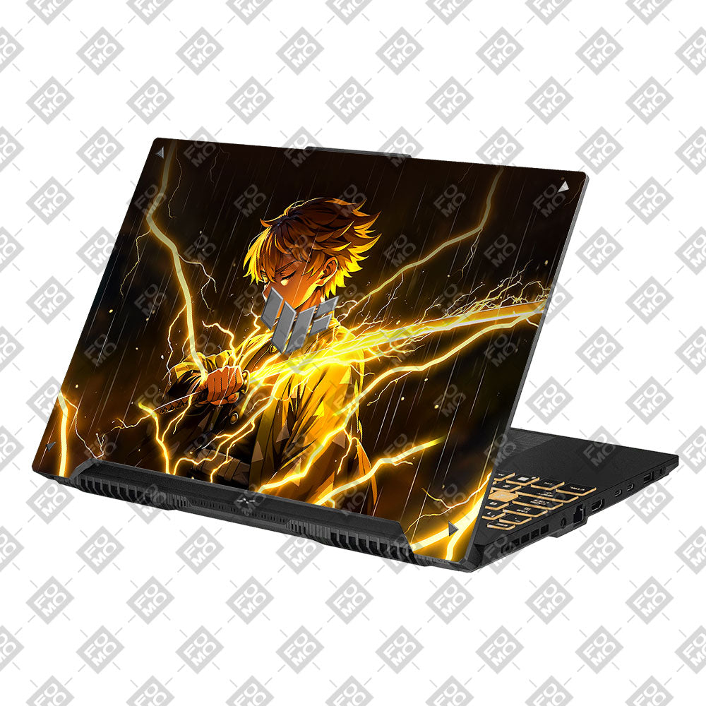 Thunder Soul Lightning Zenitsu Asus Gaming V16 V3607 Laptop Skin