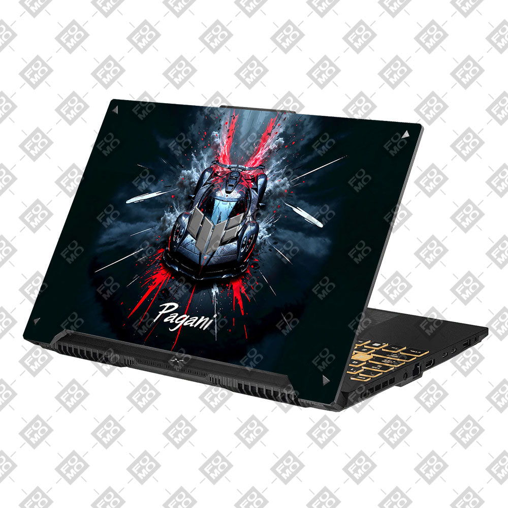Pagani Midnight Impact Asus Gaming V16 V3607 Laptop Skin