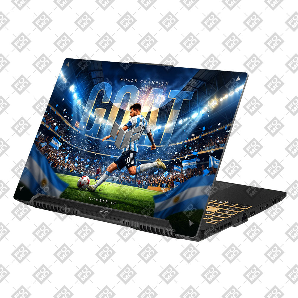 Messi World Champ Energy Asus Gaming V16 V3607 Laptop Skin