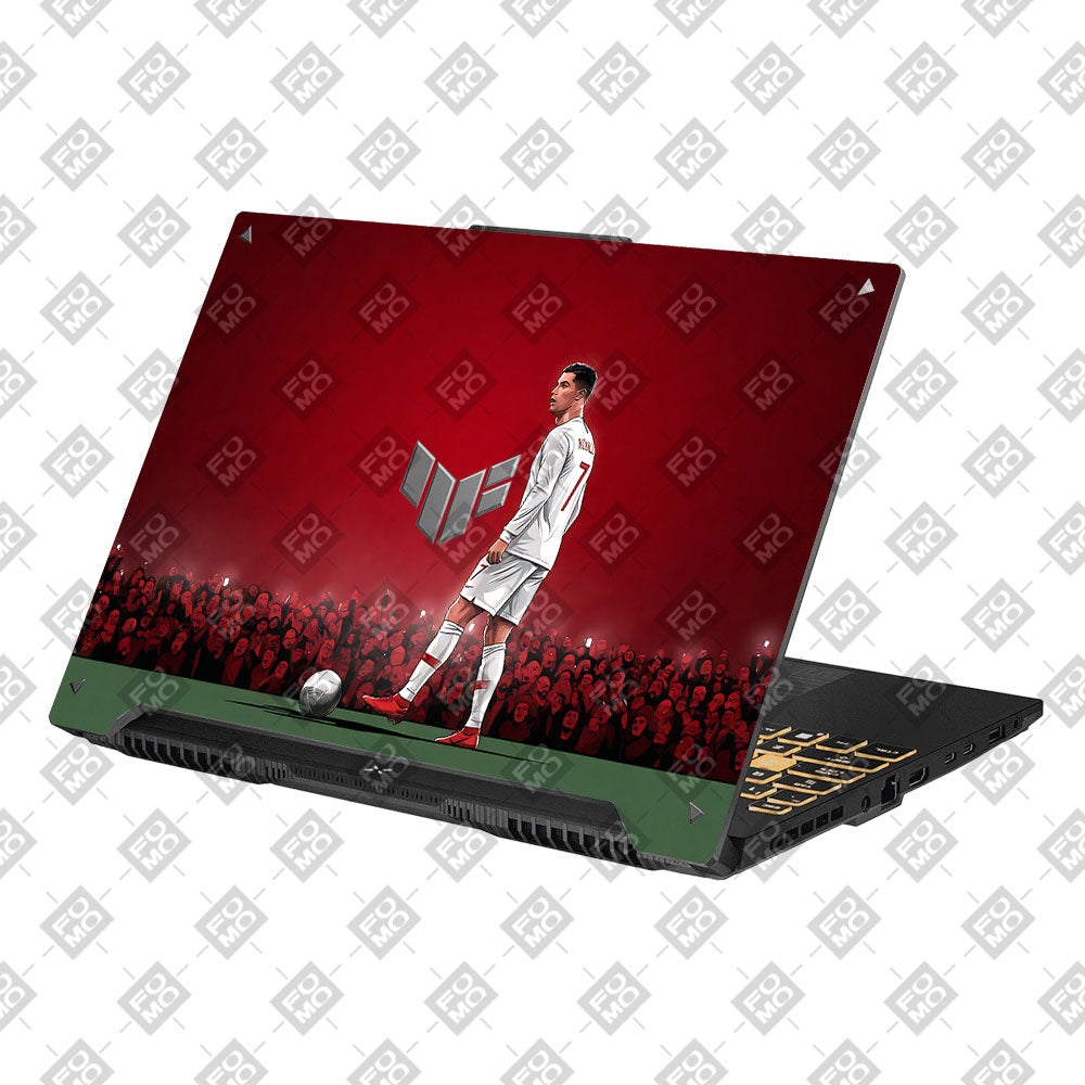 Ronaldo Cold Mode Asus TUF Gaming F16 and TUF Gaming A16 Laptop Skin