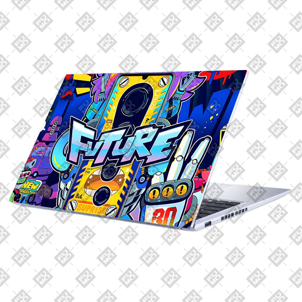 Futuristic Cyberpunk Vision Asus Vivobook 15 X1502VA Laptop Skin