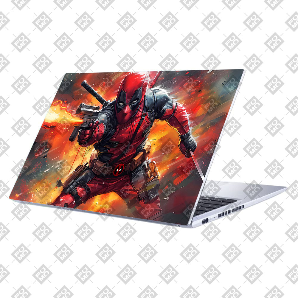 Deadpool in Action Asus Vivobook 15 X1502VA Laptop Skin